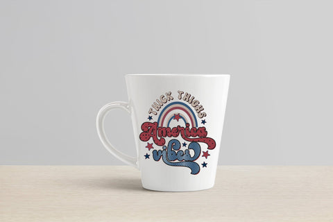 Retro 4th of July PNG | Thick Thighs America Vibes Sublimation CraftLabSVG 