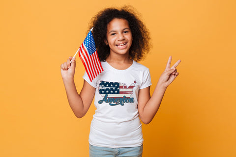 Retro 4th of July Sublimation - America PNG Sublimation CraftLabSVG 