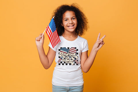 Retro 4th of July Sublimation | America Vibes PNG Sublimation CraftLabSVG 