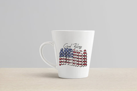 Retro 4th of July Sublimation | God Bless America PNG Sublimation CraftLabSVG 