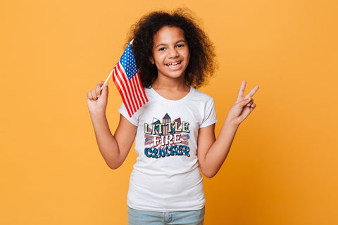 Retro 4th of July Sublimation | Little Firecracker PNG Sublimation CraftLabSVG 