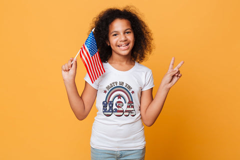 Retro 4th of July Sublimation | Party in the USA PNG Sublimation CraftLabSVG 