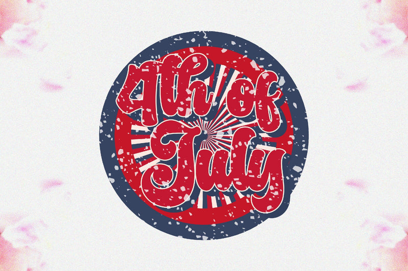 Retro 4th of July Sublimation Sublimation Jagonath Roy 