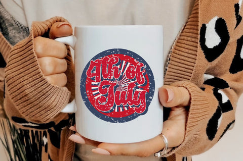 Retro 4th of July Sublimation Sublimation Jagonath Roy 