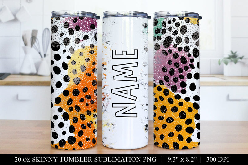 Retro 80's Inspired Tumbler Wrap Sublimation BijouBay 
