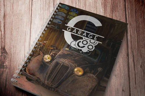 Retro Abstract Split Alphabet A-Z svg eps ai png pdf SVG zafrans studio 