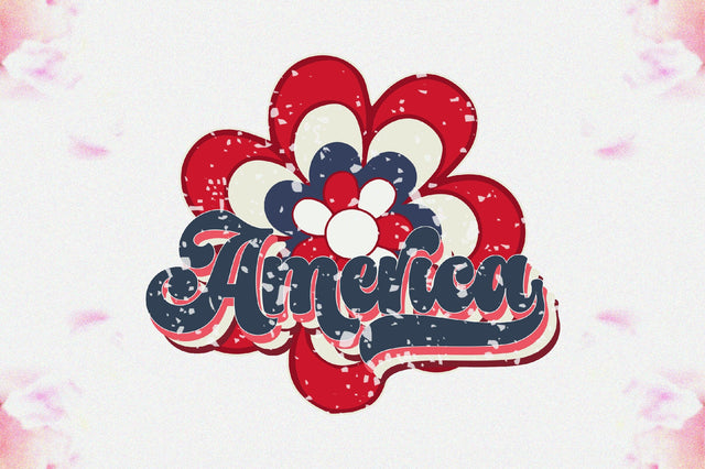 Retro America 4th of July Sublimation Sublimation Jagonath Roy 