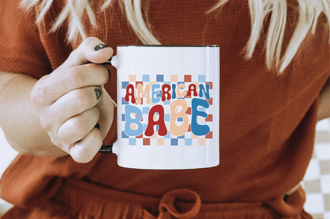 Retro American Babe Sublimation Creativeart88 