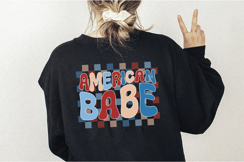 Retro American Babe Sublimation Creativeart88 
