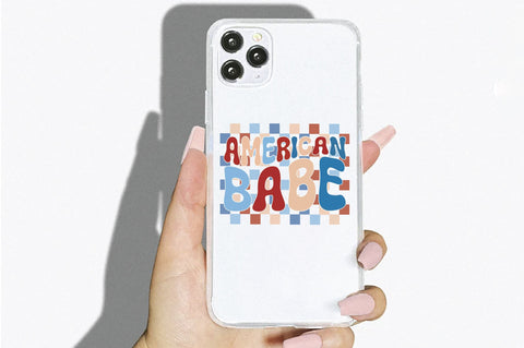 Retro American Babe Sublimation Creativeart88 