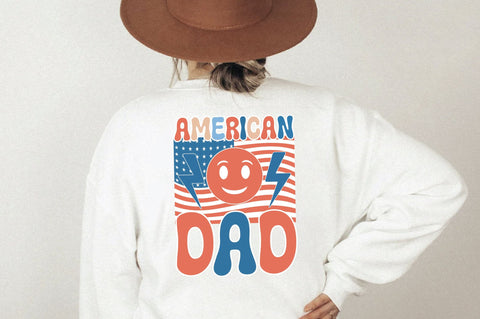 Retro American Dad Sublimation Creativeart88 