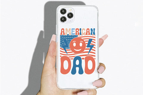 Retro American Dad Sublimation Creativeart88 