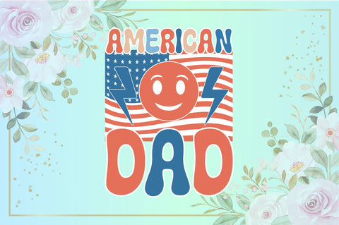 Retro American Dad Sublimation Creativeart88 