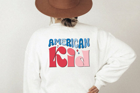 Retro American Kid Sublimation Creativeart88 
