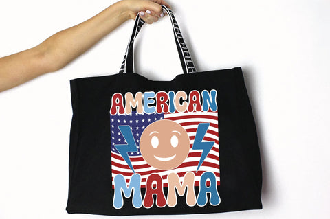 Retro American Mama Sublimation Creativeart88 