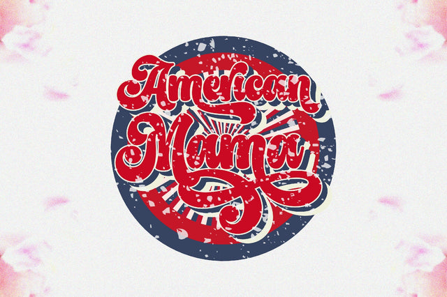 Retro American Mama Sublimation Sublimation Jagonath Roy 