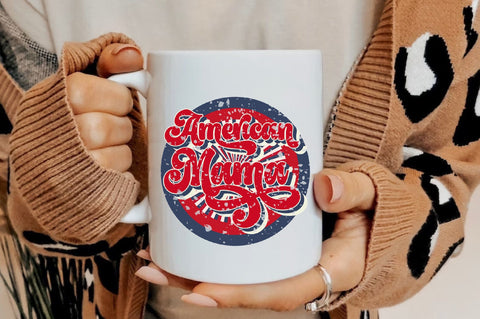 Retro American Mama Sublimation Sublimation Jagonath Roy 