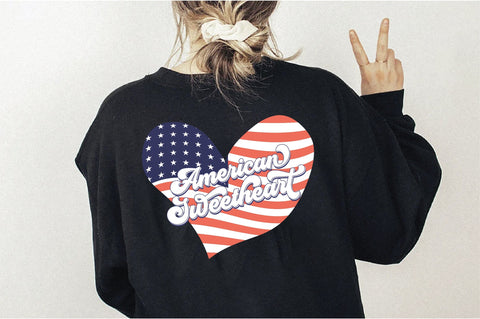 Retro American Sweetheart Sublimation Creativeart88 