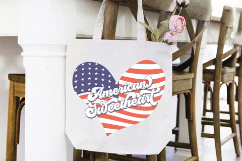 Retro American Sweetheart Sublimation Creativeart88 
