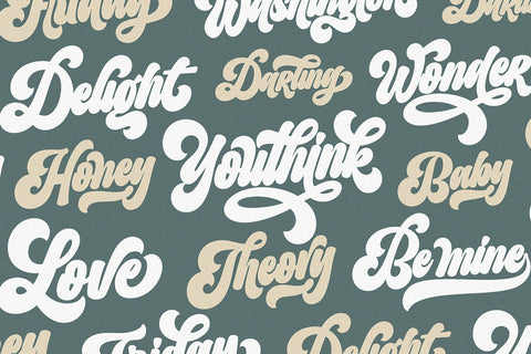 Retro Ashington - Vintage Font Font Subectype Studio 