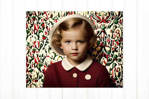 Retro Baby Face. 20 OZ Tumbler Wrap. Vintage Tumbler Sublimation Olga Terlyanskaya 