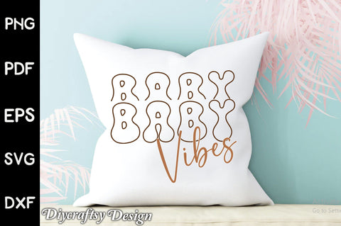 Retro Baby Vibes Sublimation Sublimation Creativeart88 