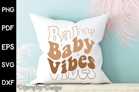 Retro Baby Vibes Sublimation Vol-1 SVG Creativeart88 