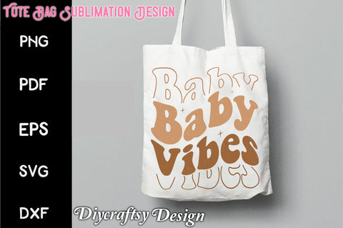 Retro Baby Vibes Sublimation Vol-1 SVG Creativeart88 