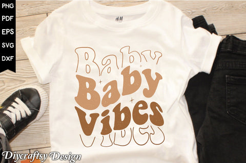 Retro Baby Vibes Sublimation Vol-1 SVG Creativeart88 