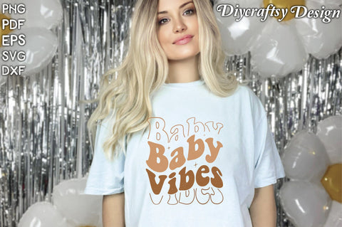 Retro Baby Vibes Sublimation Vol-1 SVG Creativeart88 