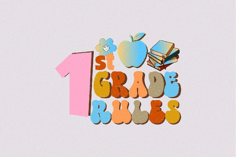 Retro Back to School Sublimation Design Bundle Sublimation SVGArt 