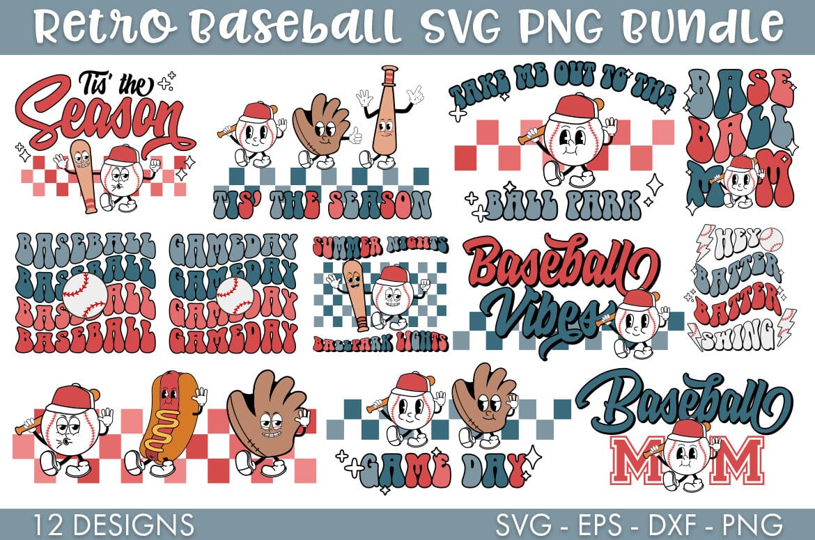 Baseball SVG Bundle, Sports Svg, Baseball Shirt - So Fontsy