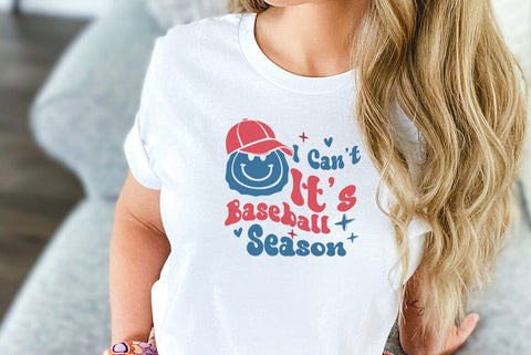 Retro Baseball SVG Design, i cant its baswball season SVG FiveStarCrafting 