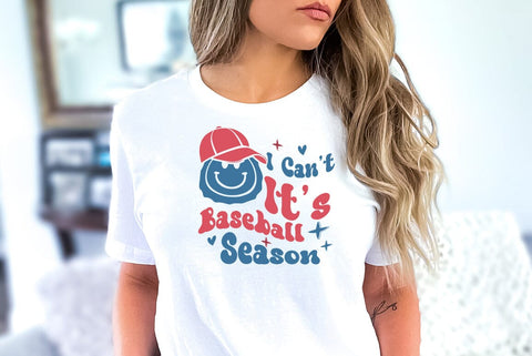 Retro Baseball SVG Design, i cant its baswball season SVG FiveStarCrafting 