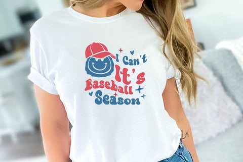 Retro Baseball SVG Design, i cant its baswball season SVG FiveStarCrafting 