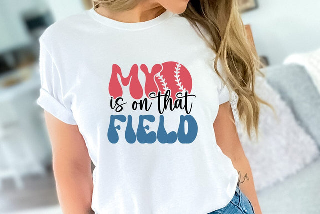 Retro Baseball SVG Design, May is on that field SVG FiveStarCrafting 