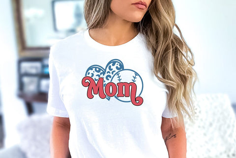 Retro Baseball SVG Design, mom SVG FiveStarCrafting 