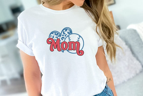 Retro Baseball SVG Design, mom SVG FiveStarCrafting 