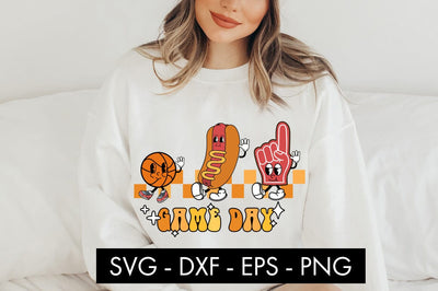 Retro Basketball Game Day SVG PNG Cut file SVG Freeling Design House 