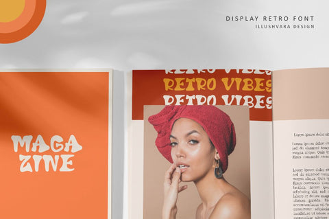 Retro Bawl - Display Retro Font Font Illushvara Design 