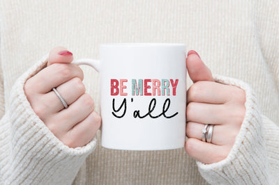 Retro Be Merry Y all Design Sublimation SVGista 