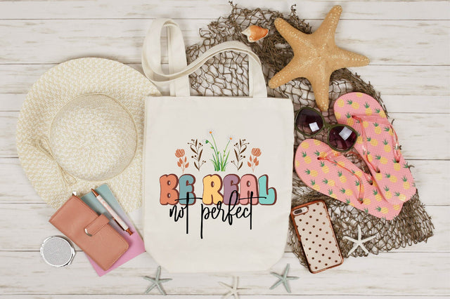 Retro Be real not perfect SVG SVG SVGista 