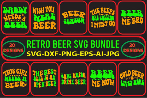 RETRO-BEER-SVG-BUNDLE SVG Syaman 