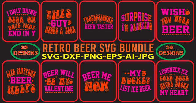 RETRO-BEER-SVG-BUNDLE SVG Syaman 