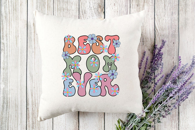 Retro Best mom ever svg SVG SVGista 