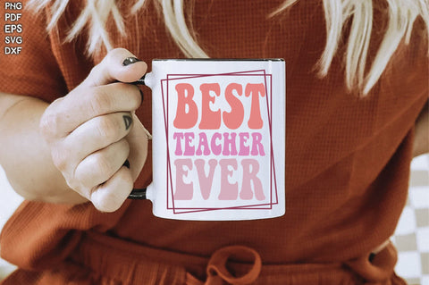 Retro Best Teacher Ever Sublimation Creativeart88 