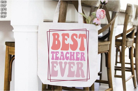 Retro Best Teacher Ever Sublimation Creativeart88 