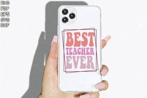 Retro Best Teacher Ever Sublimation Creativeart88 