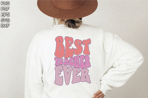 - Retro Best Teacher Ever Vol-1 Sublimation Creativeart88 