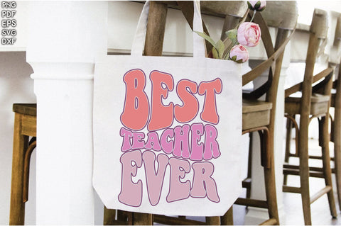 - Retro Best Teacher Ever Vol-1 Sublimation Creativeart88 